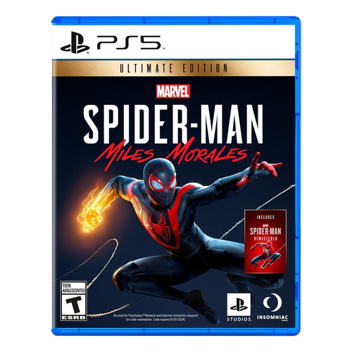 Marvel's Spider-Man: Miles Morales  Marvel Ultimate Edition Sony PS5 Físico