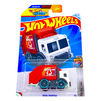 Caminhao De Lixo Total Disposal Hot Wheels