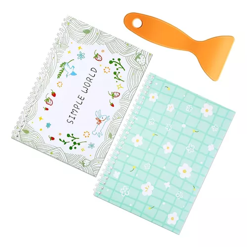 Lusofie Clear Sticker Book Collecting Album Reusable Stic