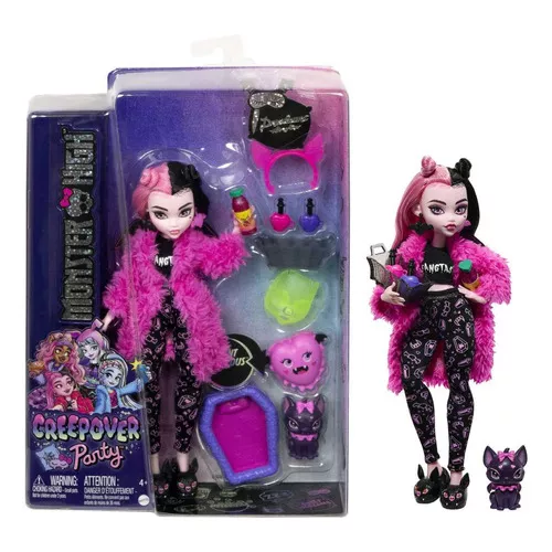 Boneca Monster High Creepover Party Frankie Stein - HKY68 Mattel -  Arco-Íris Toys