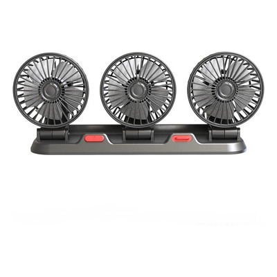 Ventilador Electrico Triple Cabezal Aire Acondicionado Carro