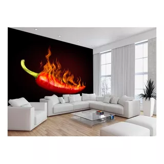 Papel De Parede 3d Arte Pimenta Picante Sexy M² Tra152