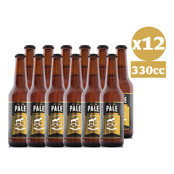 Pack 12x Cerveza Artesanal +56 Pale Ale 330cc Botella