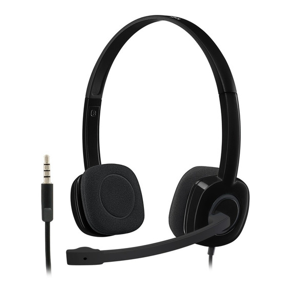 Auriculares Headset Logitech H151 Microfono 3.5mm Aux Pc X3c