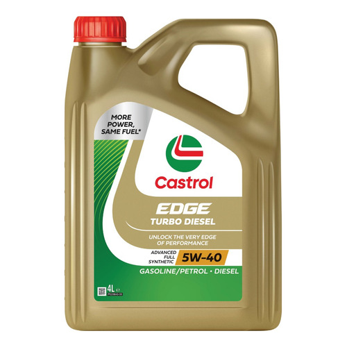 Aceite Castrol Edge Turbo Diesel 5w 40 Auto Lub Sintetico 4l