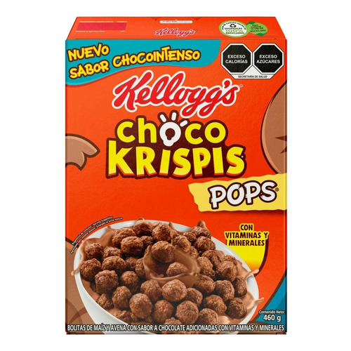 2 Pzs Kelloggs Cereal Bolitas De Maíz Sabor Chocolate Choco