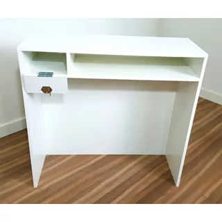 Balcao Caixa Atendimento Recepçao Mdf Com Fechadura. Cor Branco