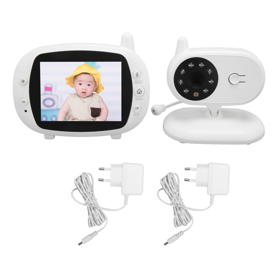 Cámara De Seguridad Para Bebés, Monitor De Video Con Pantall