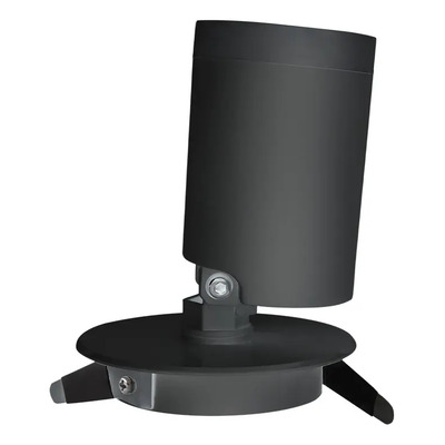 Spot Cabezal Movil Mag1 Negro Aplicar Embutir Gu10 Led Lk Negro