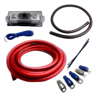 Kit De Cable Calibre 0 Para Amplificador Bpe0cr