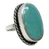 Anillo Turquesa De Irán De Plata 925 T17