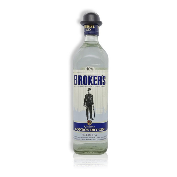 Gin Broker's London Dry Destilado In England 750ml Premium