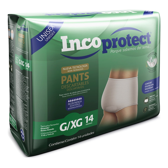 Incoprotect Pants G/xg X 56 Unidades