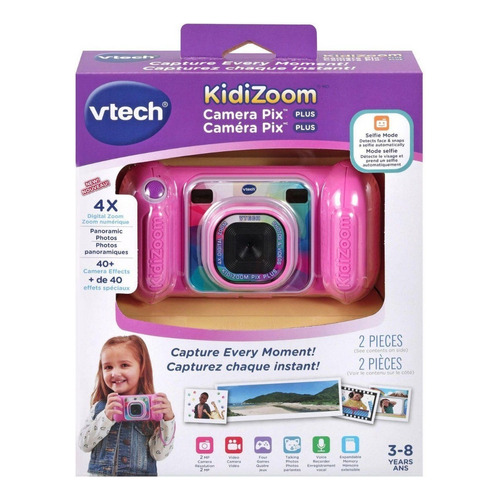 Cámara Digital Infantil Vtech Kidizoom Camera Pix Plus *sk Color Rosa