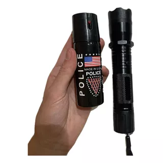 Kit Defensa Personal + Linterna Protección Antirrobo