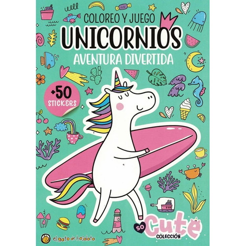 Colorear Unicornios Aventura Divertida Libro Para Niños 2660