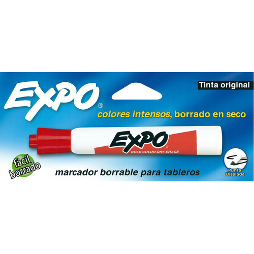 Marcadores Expo Marcador Borrable Para Tablero Color Rojo