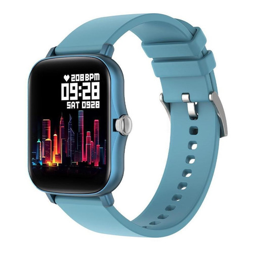 Smartwatch Colmi P8 Plus 1.69" caja de  aleación de zinc  blue, malla  blue de  silicona