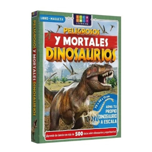 Peligrosos Y Mortales Dinosaurios (libro + Maqueta)