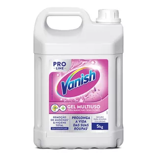 Tira Manchas Gel Multiuso Pro Line Branqueador Sem Cloro Galão 5kg Vanish