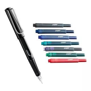 Pluma Lamy Safari  F  Pack 7 Colores Store214