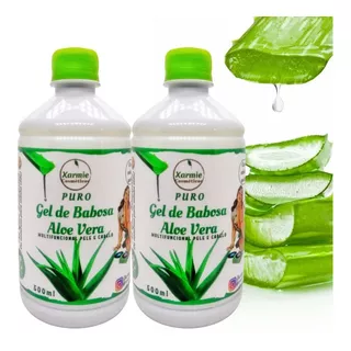 Gel Concentrado Puro De Aloe Vera 99% De Babosa Xarmie Vegan