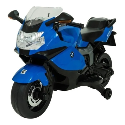 Moto a batería para niños Bebitos BMW K1300 Clásica  color azul 220V
