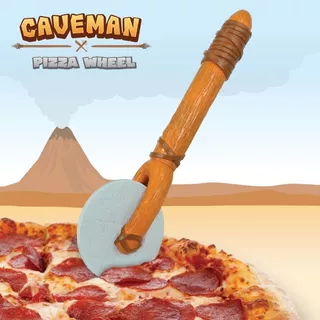 Corta Pizza Cavernicola Caveman Cortador Cocina Decoracion