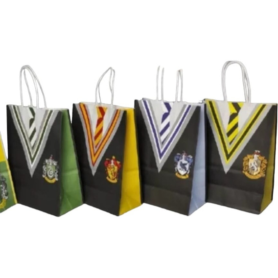 Bolsa De Papel Kraft Para Dulces Harry Potter, Pack De 12 