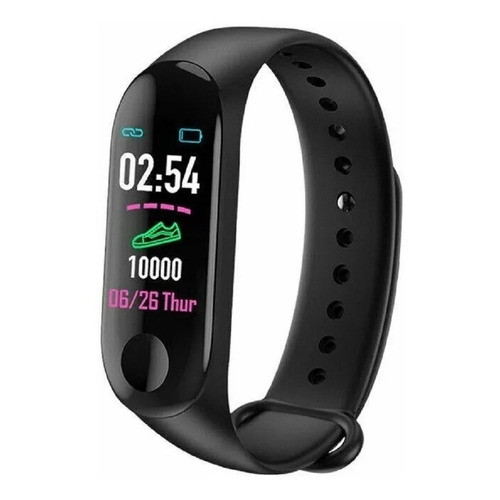 Reloj Smart Watch Bluetooth Android Ios Daikon Bm-m3 Color de la caja Negro Color de la malla Negro Color del bisel Negro