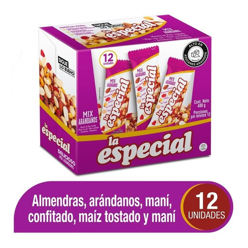 Maní La Especial Mezcla De Arandanos X - kg