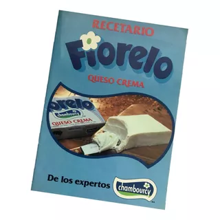  Chambourcy, Fiorelo Recetario Queso Crema Folleto Vintage 