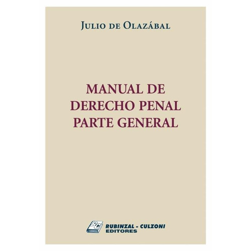 Manual De Derecho Penal - Parte General - Olazábal