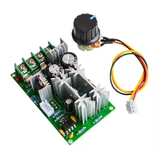 Controlador Pwm 20a 10v-60v Dc Controle De Rotação Motor Dc