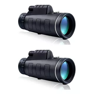 Pack X2 Monocular Binoculares Profesionales De Largo Alcance