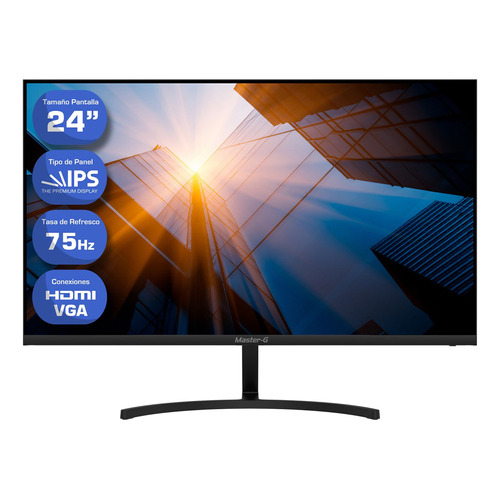 Monitor De Pc 24 Full Hd Ips 75 Hz Mgme2410 Color Negro