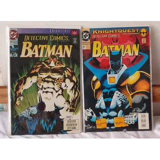 Batman Detective Cómic Issues 666 Y 667 Knightfall En Inglés