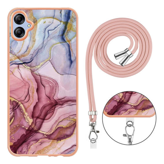 Funda Marble Imd Con Cordón Para Samsung Galaxy A35/samsung