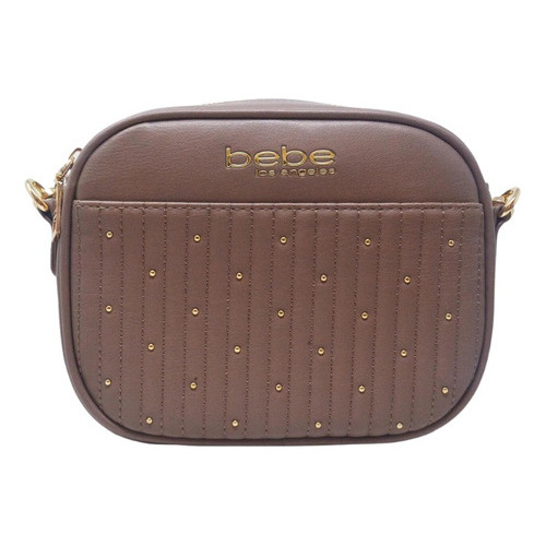 Bolsa Marca Bebe Crossbody Aliah Camera. 100% Original Color Taupe