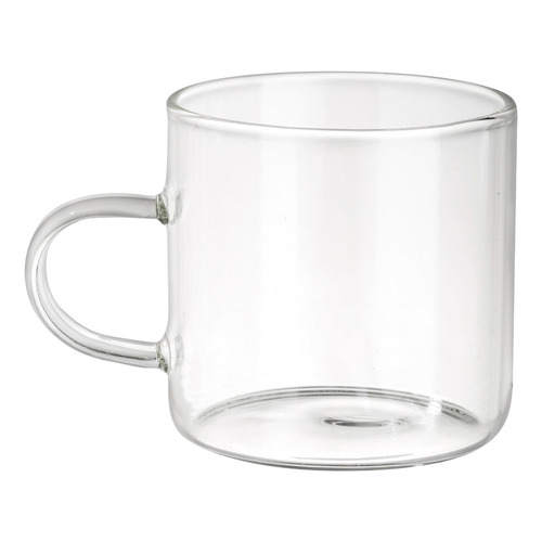 Set 6 Tazas Café, Capuchino Transparentes De Vidrio 100ml