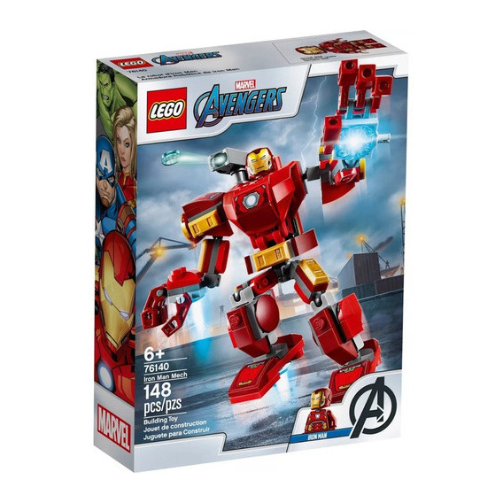 Lego Marvel 76140 Los Vengadores, Iron Man Mech En Stock