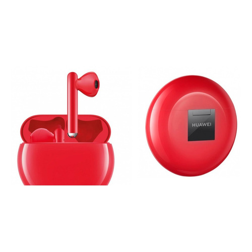 Audífono in-ear inalámbrico Huawei FreeBuds 3 rojo
