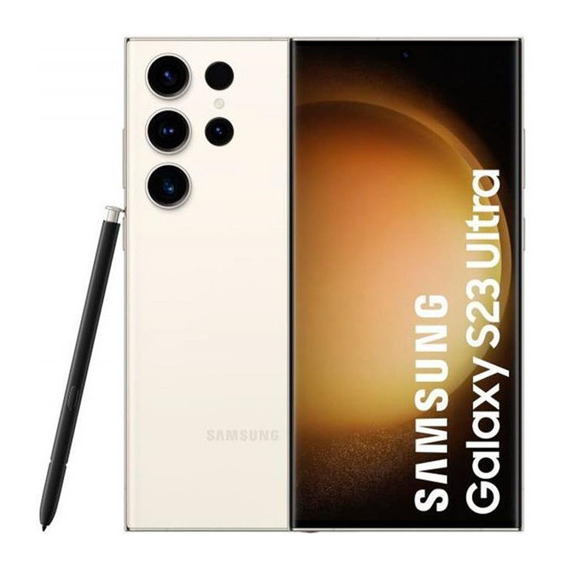 Samsung Galaxy S23 Ultra 256gb Dual Sim Fisico + Esim 8gb Ram 200mpx Cream Color Crema