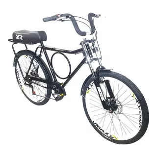 Bicicleta 26 Barra Forte C/ Marcha Vmax + Disco + Banco Mobi