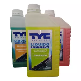 Liquido Refrigerante Tyc Anticongelante Organico 