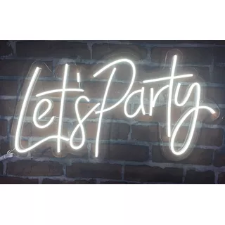 Letreiro, Luminoso, Neon Led, Let´s Party 