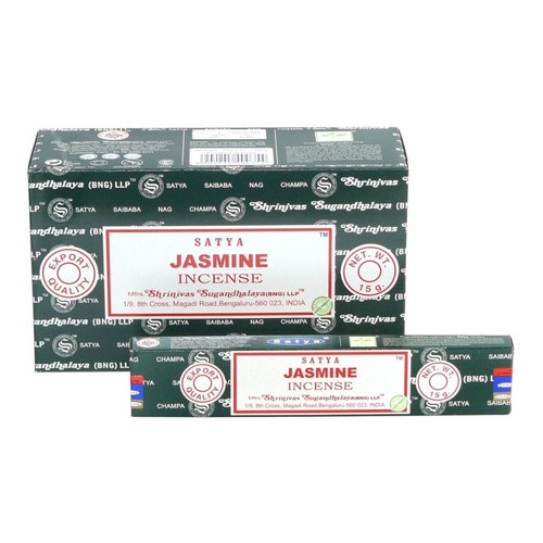 Sahumerios Satya Nag Champa - 10 Unidades Fragancia Jazmín