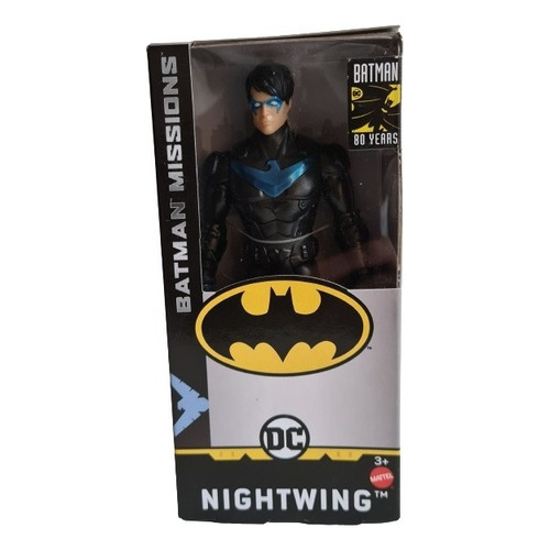 Muñeca Mattel Batman Missions Nightwing DC de 15 cm