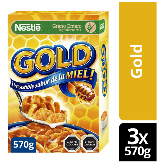 Cereal Gold 570g Pack X3