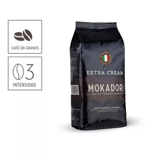 Café Intenso Italiano En Grano Mokador 1 Kilo